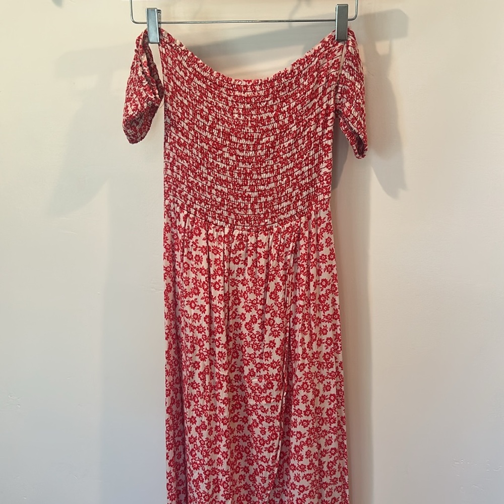 Lucy Love Red Floral High Low Dress - Picture 9 of 12